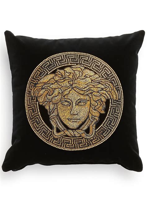 versace kissen schwarz|Versace Luxus Wohnzimmer Kollektion.